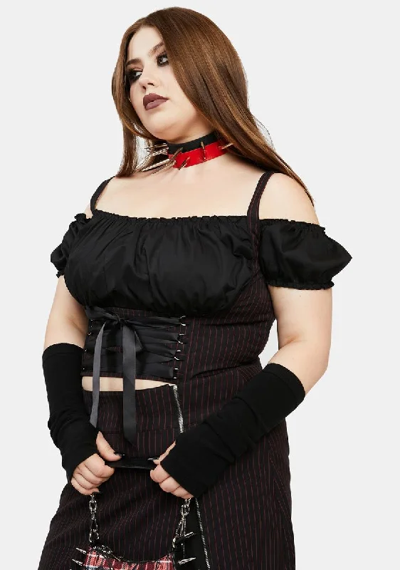 Plus Purge The Poison Underbust Corset Top