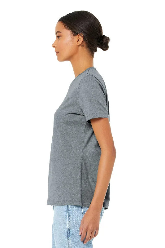 Bella + Canvas Womens Relaxed Jersey Short Sleeve Crewneck T-Shirt - Athletic Grey