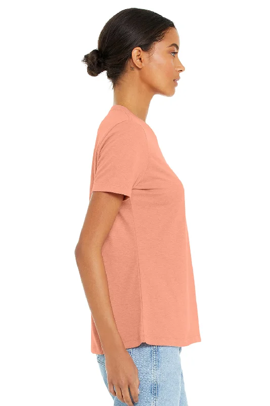 Bella + Canvas Womens Short Sleeve Crewneck T-Shirt - Sunset Orange