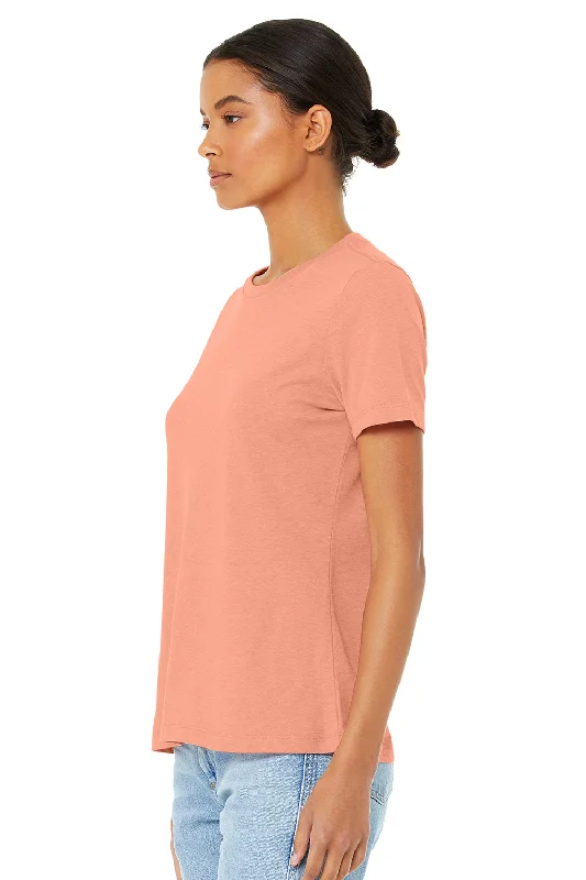 Bella + Canvas Womens Short Sleeve Crewneck T-Shirt - Sunset Orange