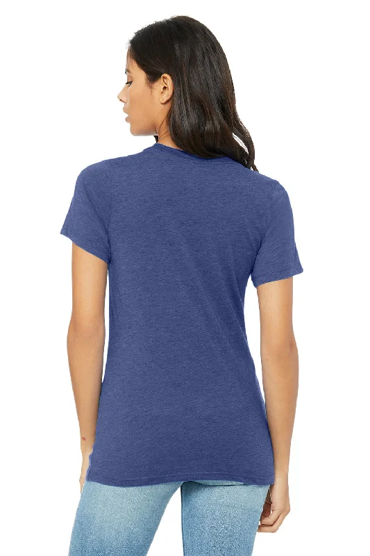 Bella + Canvas Womens Short Sleeve Crewneck T-Shirt - True Royal Blue