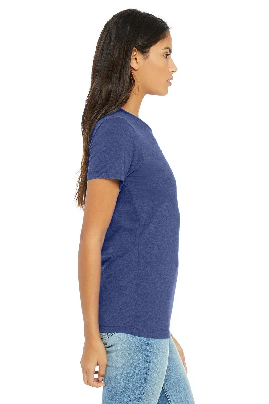 Bella + Canvas Womens Short Sleeve Crewneck T-Shirt - True Royal Blue