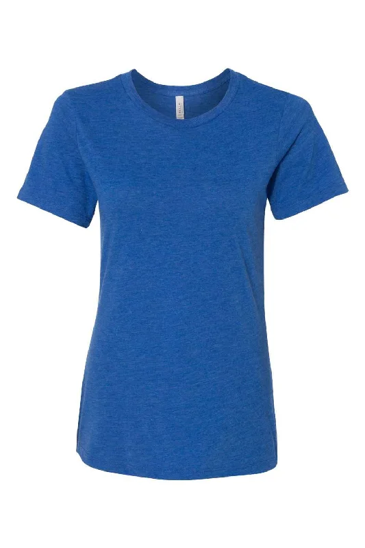 Bella + Canvas Womens Short Sleeve Crewneck T-Shirt - True Royal Blue