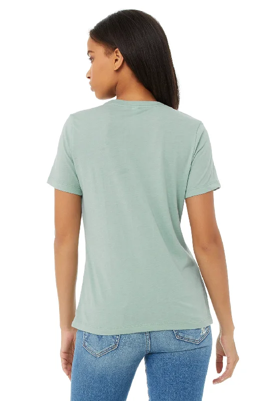 Bella + Canvas Womens Short Sleeve Crewneck T-Shirt - Dusty Blue