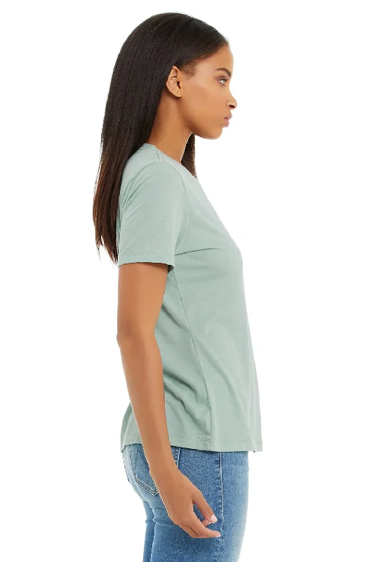 Bella + Canvas Womens Short Sleeve Crewneck T-Shirt - Dusty Blue