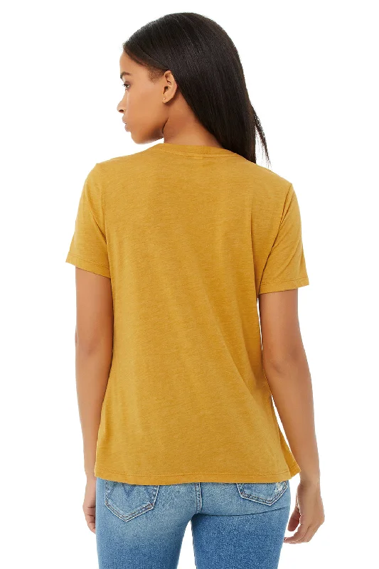 Bella + Canvas Womens Short Sleeve Crewneck T-Shirt - Mustard Yellow