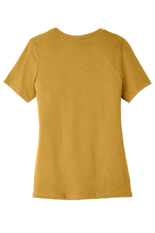 Bella + Canvas Womens Short Sleeve Crewneck T-Shirt - Mustard Yellow