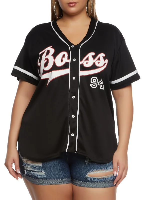 Plus Size Boss 94 Baseball Shirt