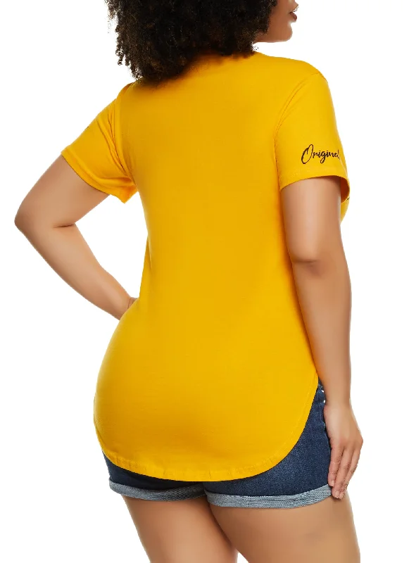 Plus Size Not Perfect But Im Original Graphic Tee