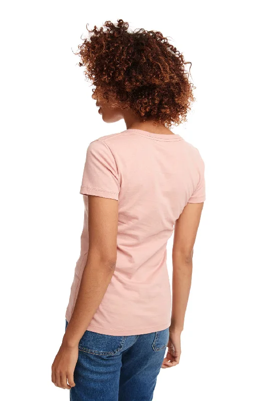 Next Level Womens Ideal Jersey Short Sleeve Crewneck T-Shirt - Desert Pink