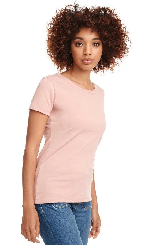 Next Level Womens Ideal Jersey Short Sleeve Crewneck T-Shirt - Desert Pink