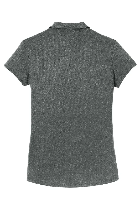 Port Authority Womens Trace Moisture Wicking Short Sleeve Polo Shirt - Heather Charcoal Grey