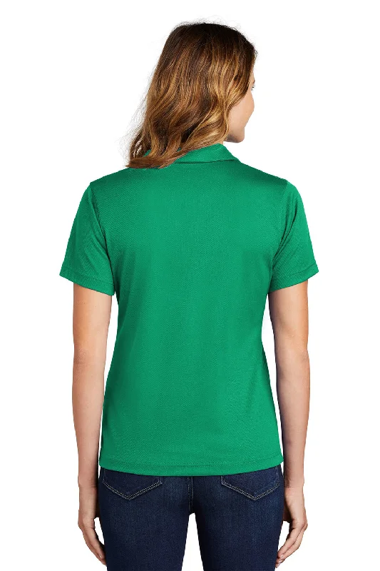 Sport-Tek Womens Dri-Mesh Moisture Wicking Short Sleeve Polo Shirt - Kelly Green