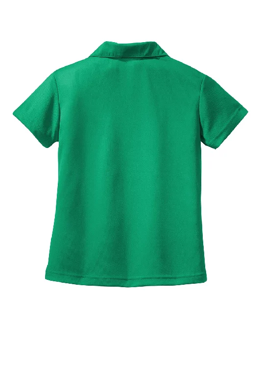 Sport-Tek Womens Dri-Mesh Moisture Wicking Short Sleeve Polo Shirt - Kelly Green