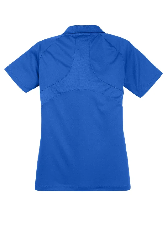 Sport-Tek Womens Dri-Mesh Moisture Wicking Short Sleeve Polo Shirt - Royal Blue