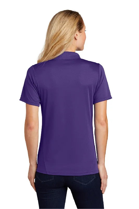 Sport-Tek Womens Dry Zone Moisture Wicking Short Sleeve Polo Shirt - Purple