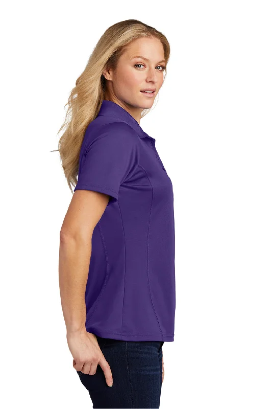 Sport-Tek Womens Dry Zone Moisture Wicking Short Sleeve Polo Shirt - Purple