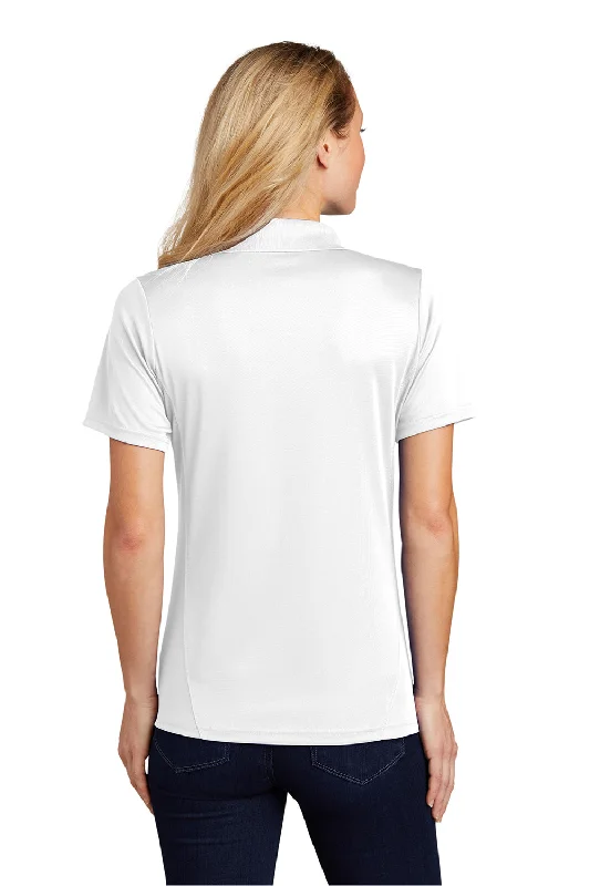 Sport-Tek Womens Dry Zone Moisture Wicking Short Sleeve Polo Shirt - White