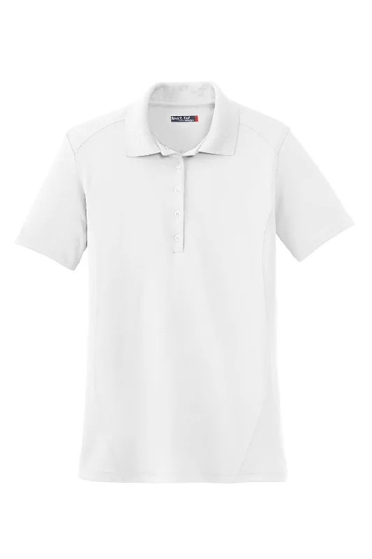 Sport-Tek Womens Dry Zone Moisture Wicking Short Sleeve Polo Shirt - White