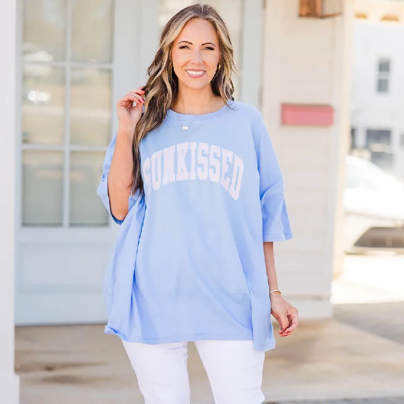 Sunkissed Days Boyfriend Tee, Spring Blue