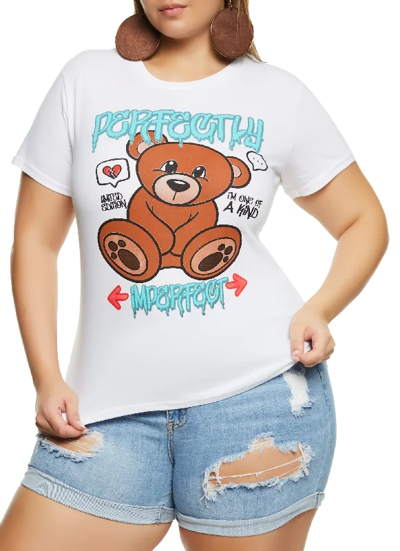 Plus Size Perfectly Imperfect Tunic Graphic Tee