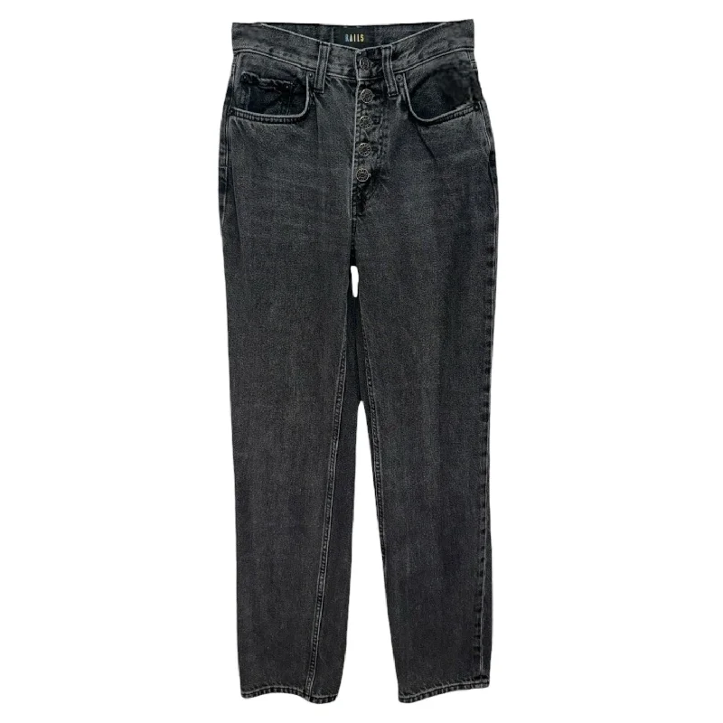 The Topanga High Rise Straight Jeans Boyfriend By Rails In Black, Size: 2