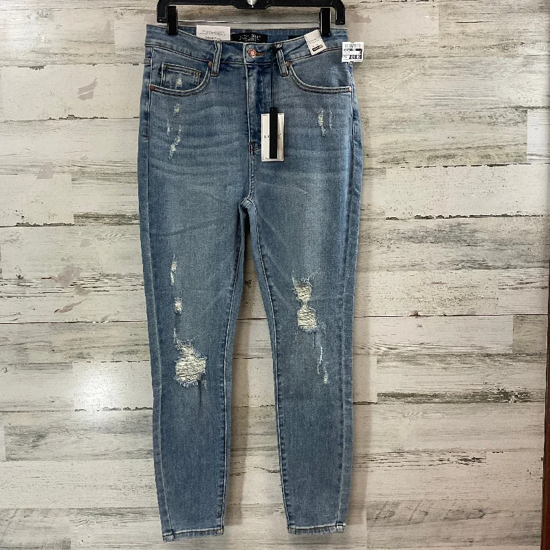 Jeans Skinny By Judy Blue In Blue Denim, Size: 10