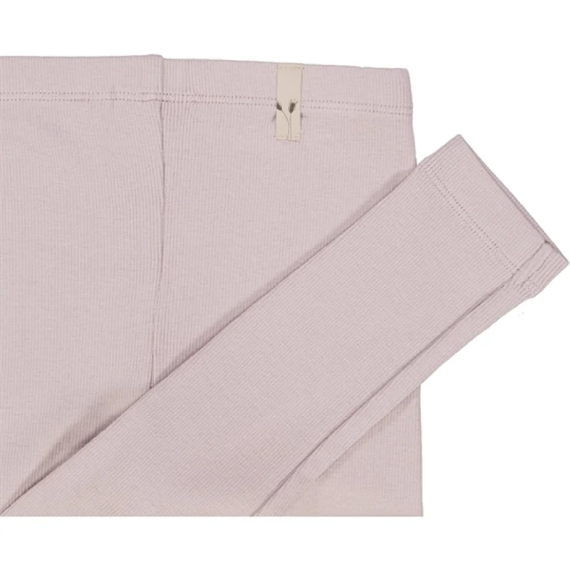 Wheat Soft Lilac Rib Leggings