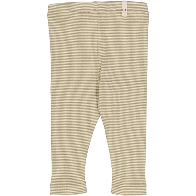 Wheat Warm Stone Stripe Jersey Leggings