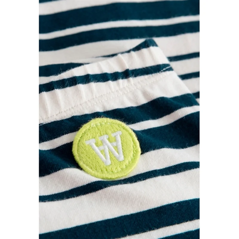 Wood Wood Off White/Navy Stripes Ira Leggings