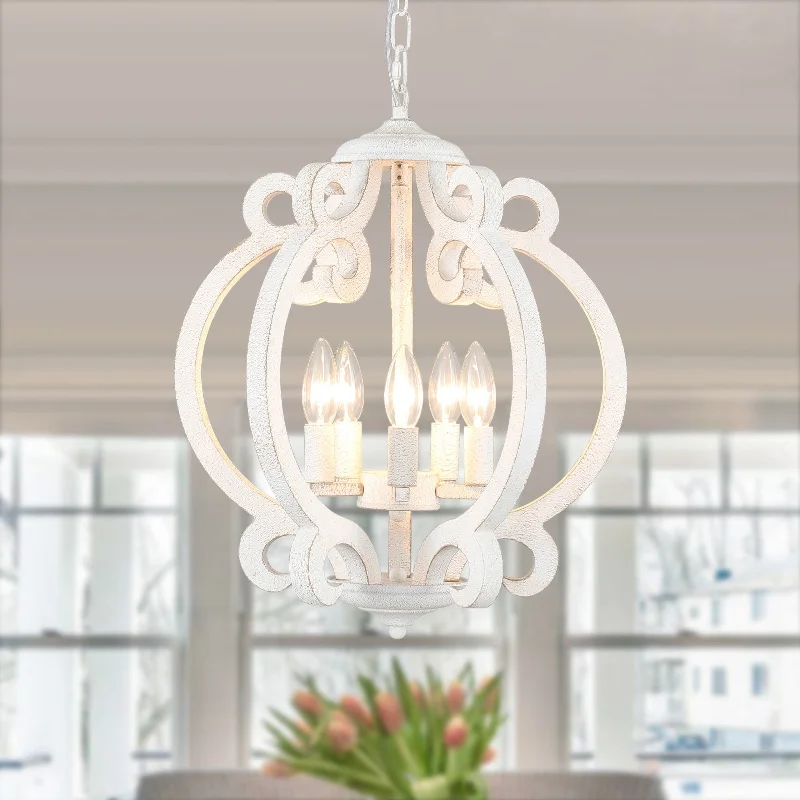 Large Chandeliers for Grand Halls and Foyers5-Light Rustic Pendant Light, Wood Ceiling Light Farmhouse Shabby Chic Chandelier, Classic Semi Flush Mount Chandelier Large Chandeliers for Grand Halls and Foyers5-Light Rustic Pendant Light, Wood Ceiling Light Farmhouse Shabby Chic Chandelier, Classic Semi Flush Mount Chandelier