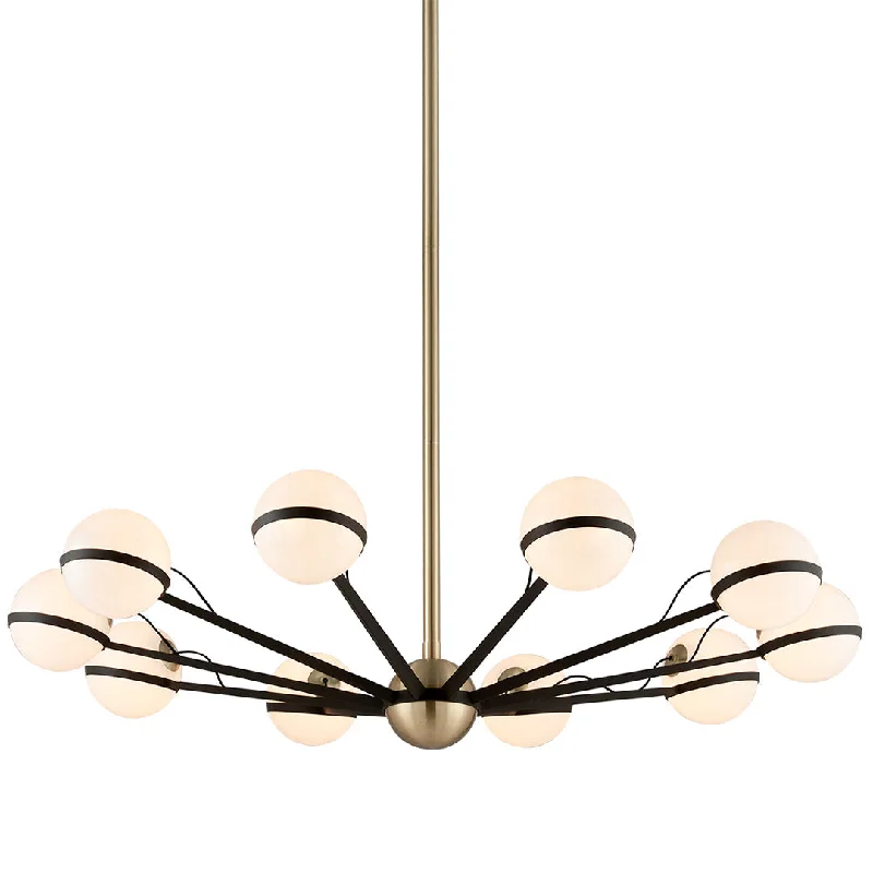 Oversized Chandeliers as a Statement Piece in Living RoomsAce Chandelier - 10 Lamps - Hudson Valley Lighting