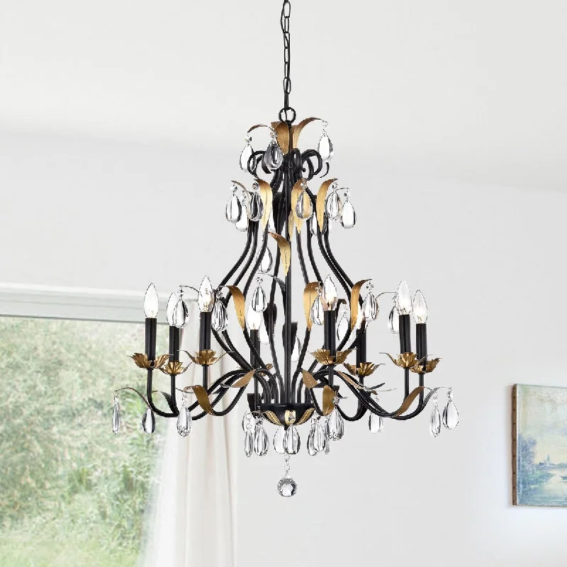 Chandeliers with Colored Glass for a Splash of ColorAdhafera 8 Light Candle Chandelier - S Chandeliers with Colored Glass for a Splash of ColorAdhafera 8 Light Candle Chandelier - S