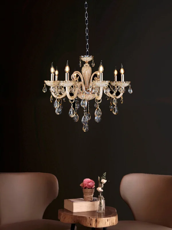 Chandeliers with Murano Glass for a High - End Artistic TouchAmbrosia 8-Lamp Chandelier Chandeliers with Murano Glass for a High - End Artistic TouchAmbrosia 8-Lamp Chandelier