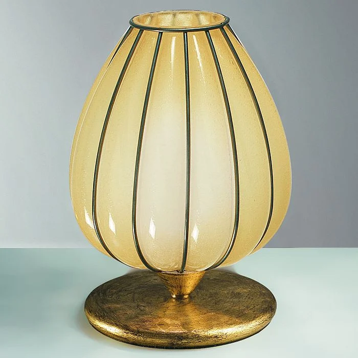 Chandeliers with Colored Glass for a Splash of ColorAntiqued Amber Murano Glass Table Light With Gold Leaf Fame Chandeliers with Colored Glass for a Splash of ColorAntiqued Amber Murano Glass Table Light With Gold Leaf Fame