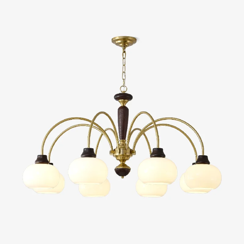 Chandeliers with Adjustable Height for Custom InstallationArched Globe Chandelier