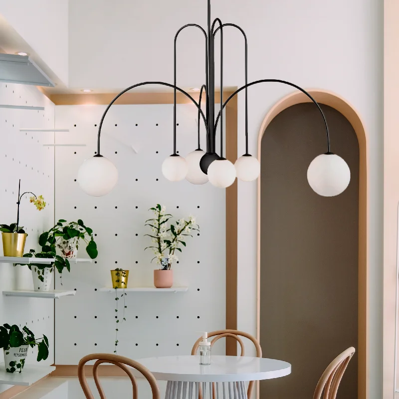 Small Chandeliers for Compact RoomsChandelier Comet 6 Light