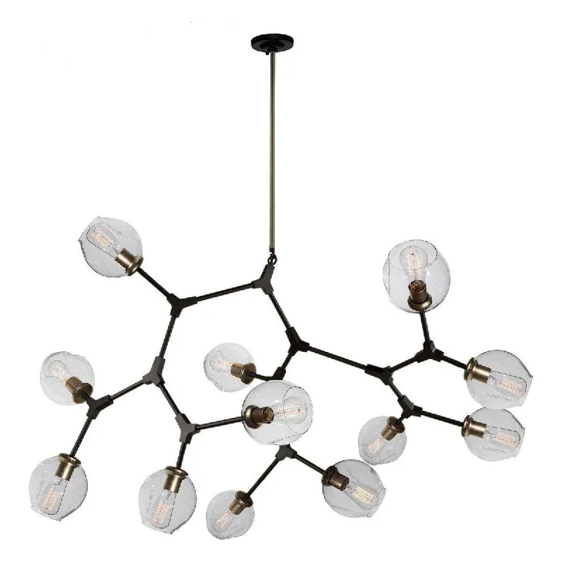 Chandeliers with Frosted Glass for a Softer Light DiffusionOrganic Chandelier