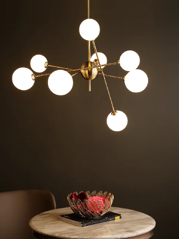 Chandeliers with Frosted Glass for a Softer Light DiffusionBelton Chandelier