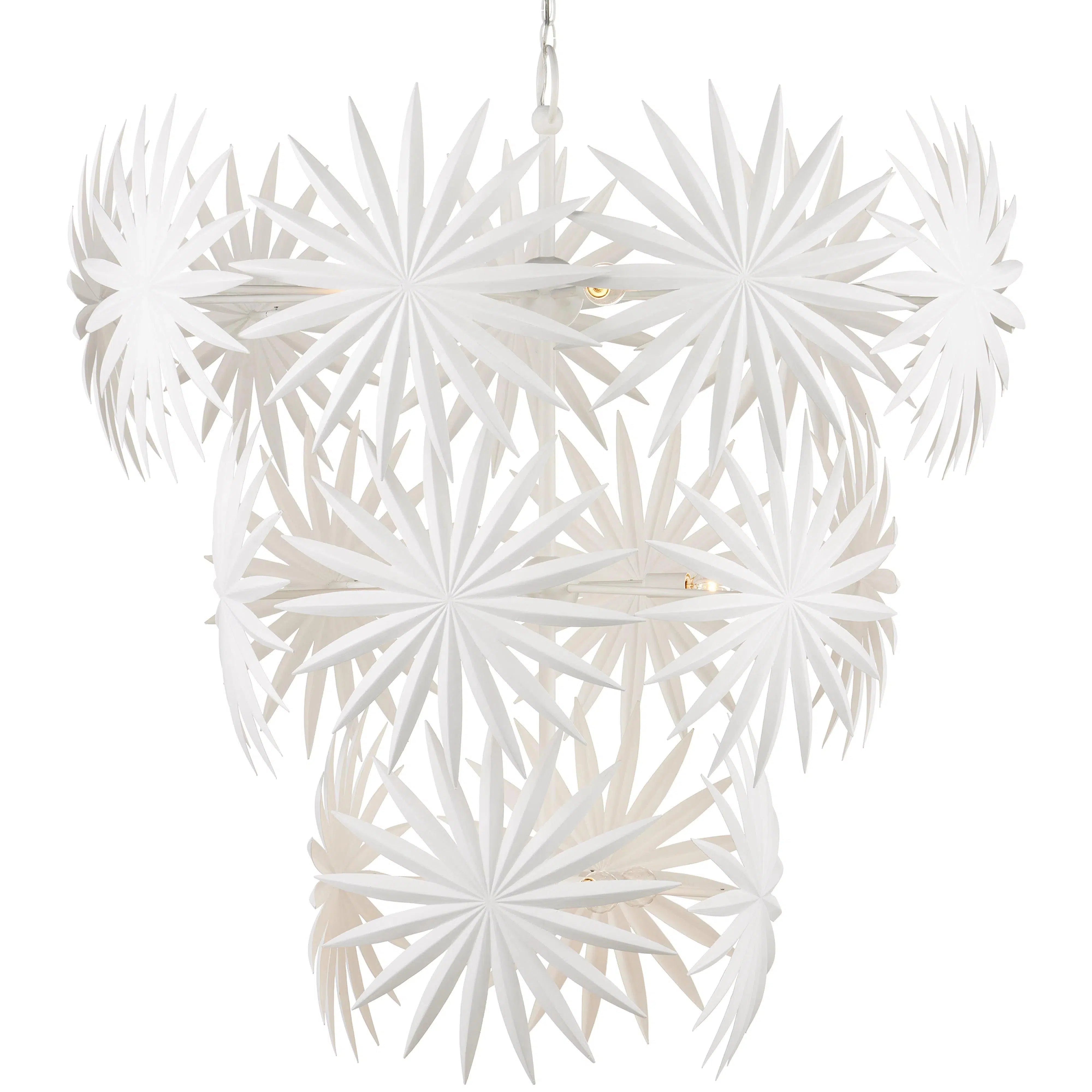 Bohemian - Style Beaded Chandeliers for Eclectic DecorBismarkia Large White Chandelier Bohemian - Style Beaded Chandeliers for Eclectic DecorBismarkia Large White Chandelier