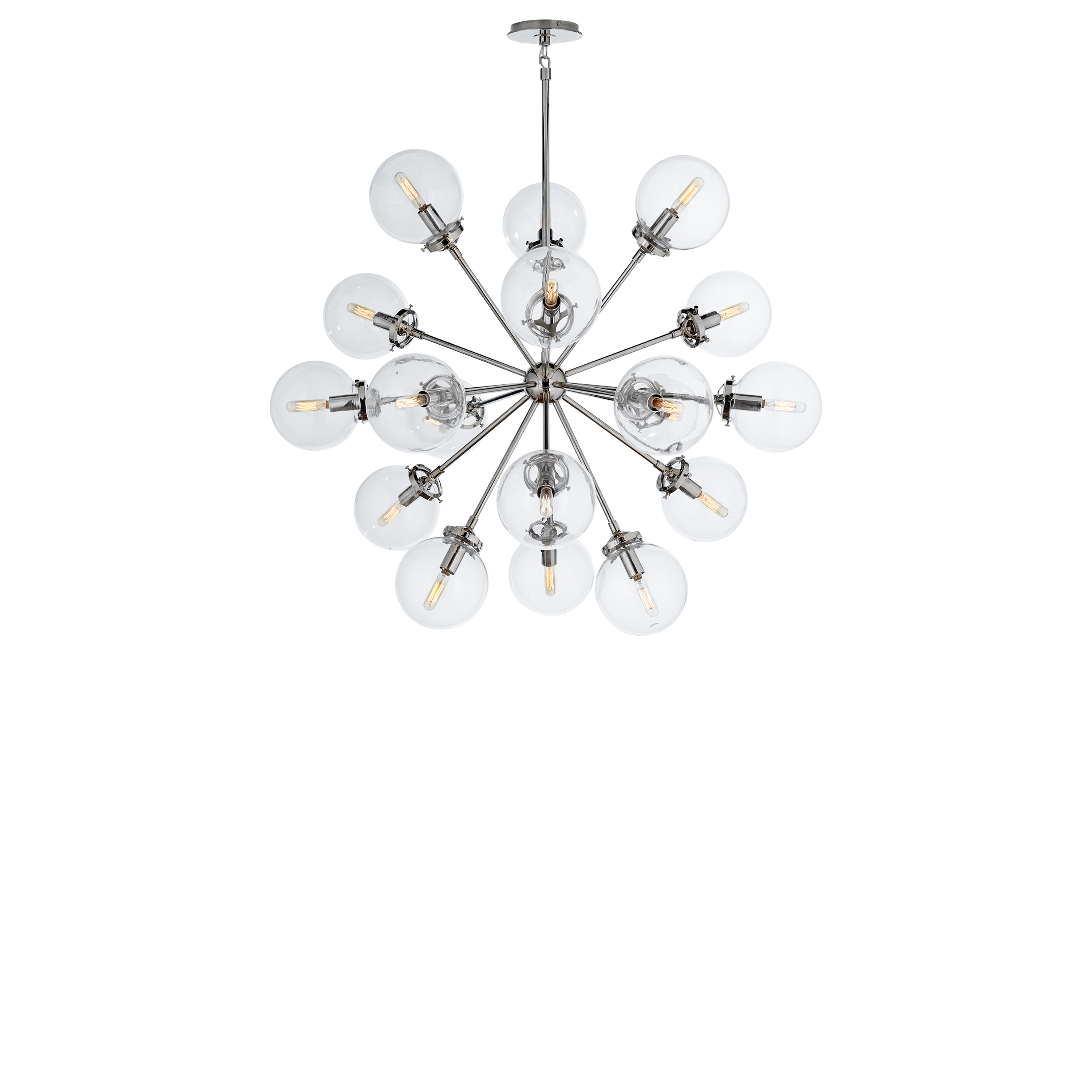 Oversized Chandeliers as a Statement Piece in Living RoomsBistro Medium Round Chandelier
