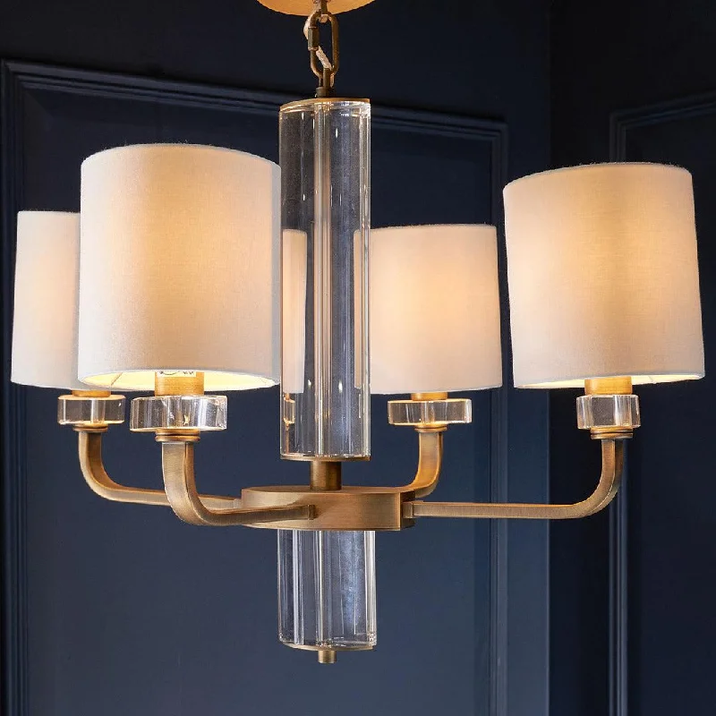 Chandeliers with Metal Frames in Gold FinishBlea Chandelier - RV Astley