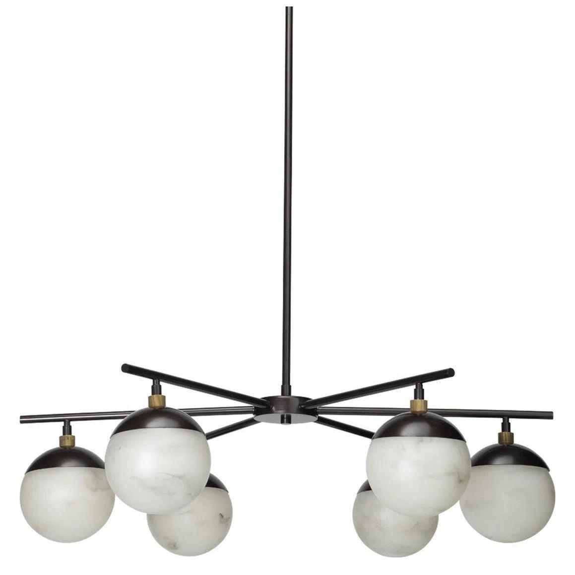 Chandeliers with Venetian Glass for a Luxurious LookBronze Alabaster Metro 6 Light Chandelier Chandeliers with Venetian Glass for a Luxurious LookBronze Alabaster Metro 6 Light Chandelier