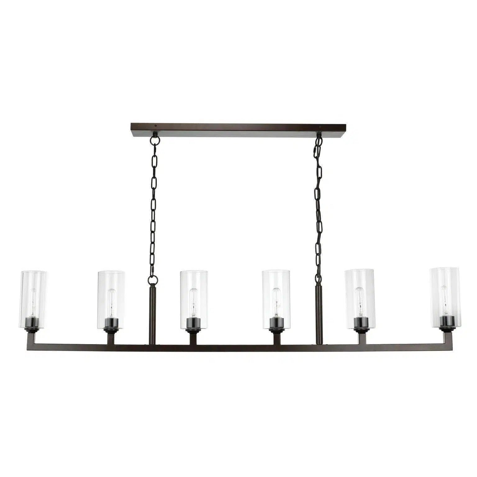 Chandeliers with Multiple Lights for Maximum IlluminationOil Rubbed Bronze Dining Room Linear 6 Light Chandelier Chandeliers with Multiple Lights for Maximum IlluminationOil Rubbed Bronze Dining Room Linear 6 Light Chandelier