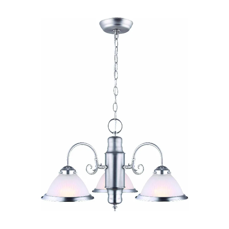 Victorian - Inspired Chandeliers with Ornate DetailsHalophane Chandelier