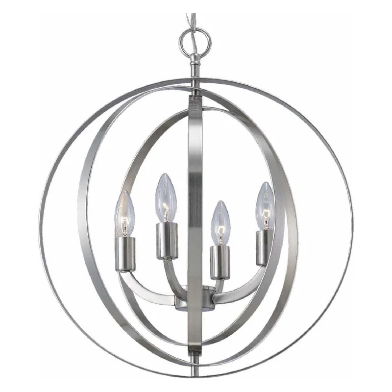 Chandeliers with Metal Frames in Gold FinishMeridian Chandelier