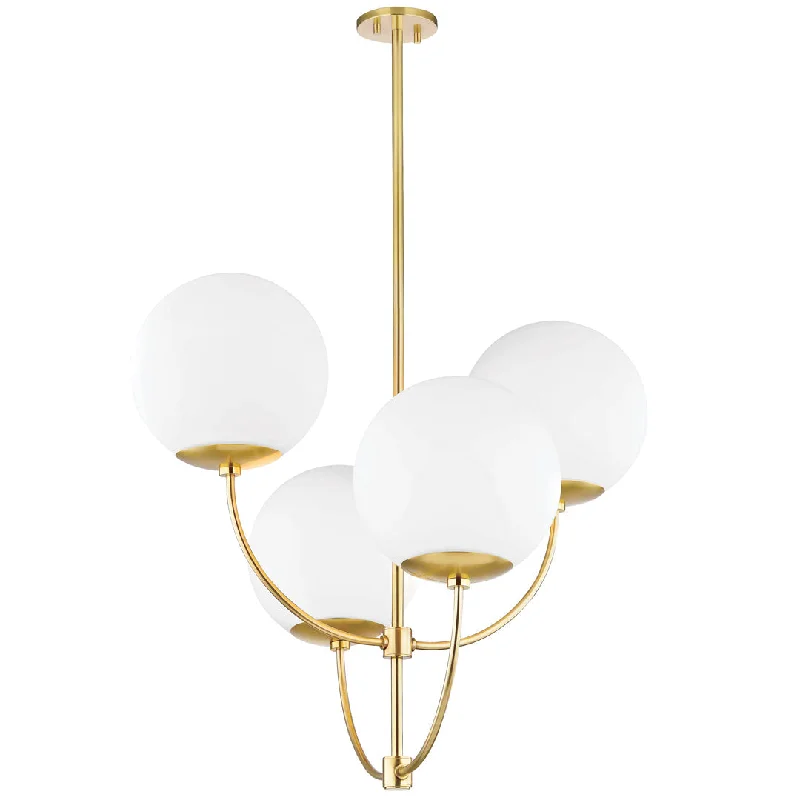 Incandescent Chandeliers for a Warm and Traditional GlowCarrie Chandelier -Aged Brass - Hudson Valley Lighting