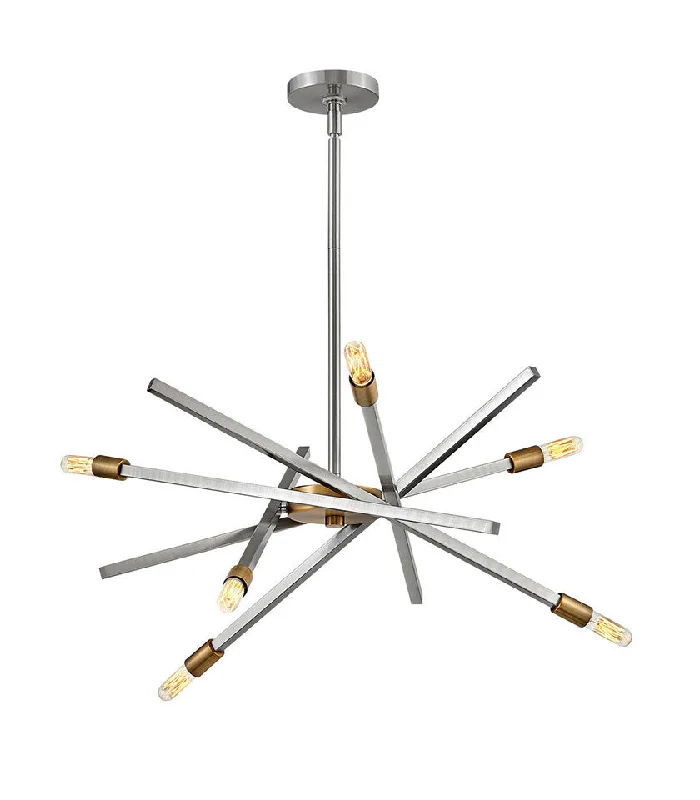 Chandeliers with Pendant Lights for a Stylish LookChandelier Archer 4765BN