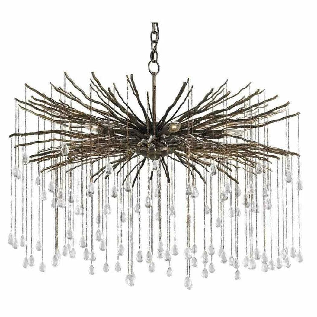 Chandeliers for High Ceilings to Fill Vertical SpaceCupertino Fen Large Chandelier