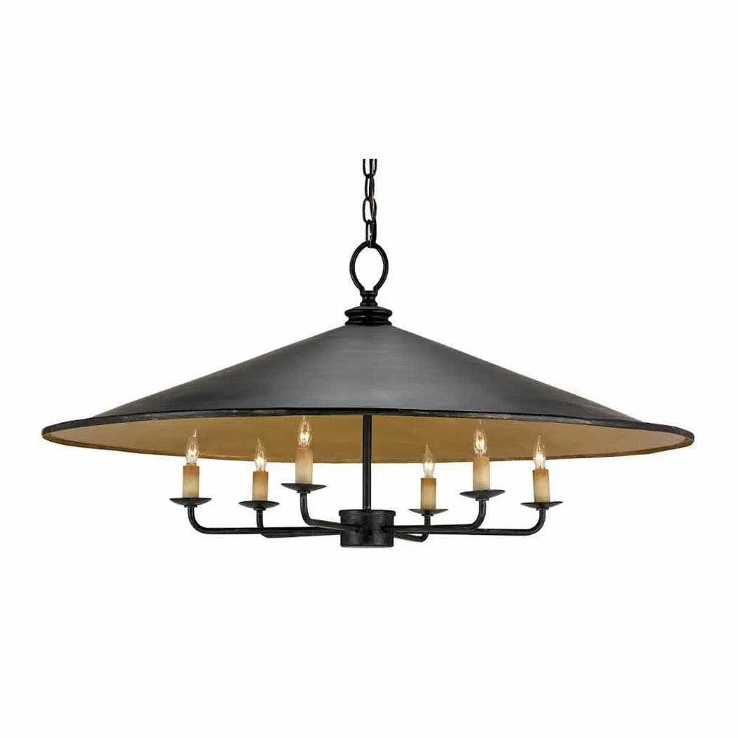 Small Chandeliers for Compact RoomsFrench Black Gold Brussels Chandelier